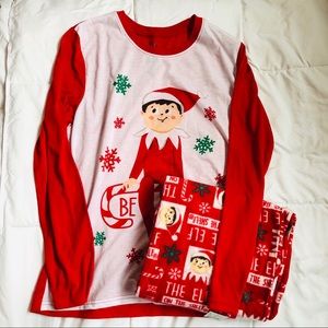 Women’s Elf on the Shelf Pajama Set